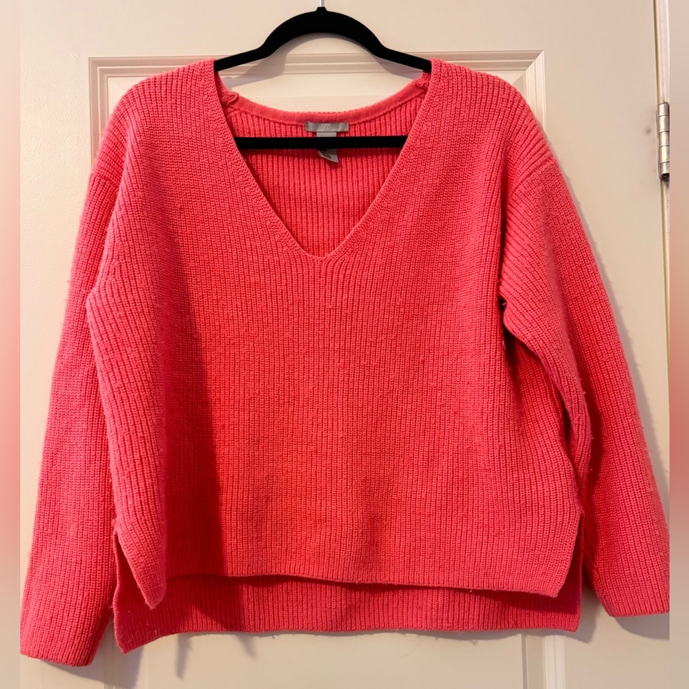 H&M sweater high low sweater